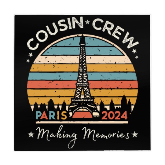 Cousin Crew Paris France Making Memories 2024 Mahjong Mats