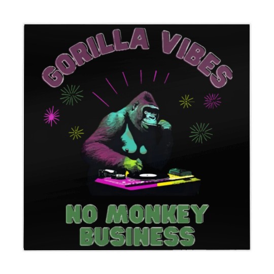 Gorilla Vibes no Monkey Business Gorillas Mahjong Mats
