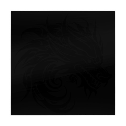 Roaring Chinese Dragon In Tattoo Style Mahjong Mats