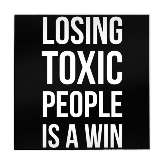 losing toxic people is a win Mahjong Mats