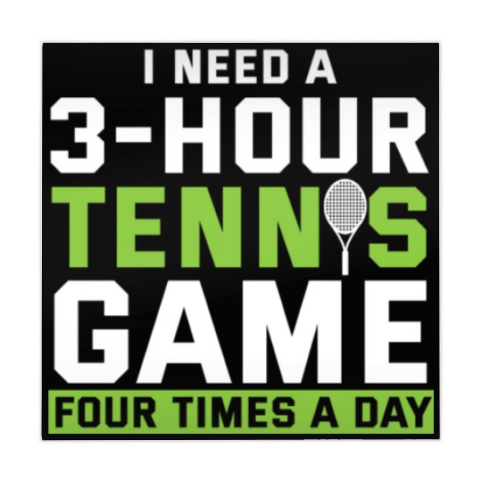 Funny Tennis PlayerTennis Lover Mahjong Mats