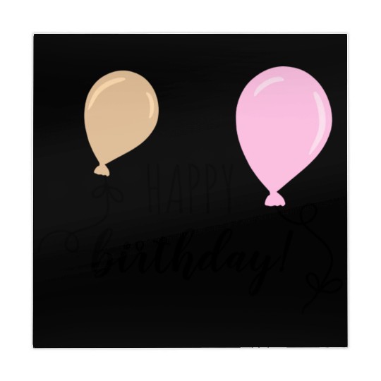 Happy birthday party balloons Mahjong Mats