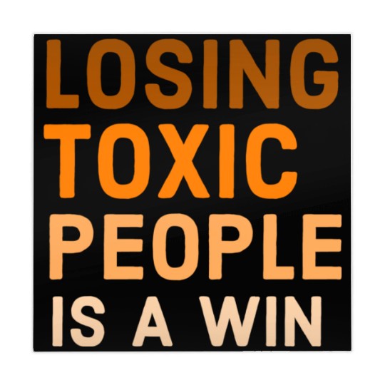 Losing toxic people is a win Mahjong Mats