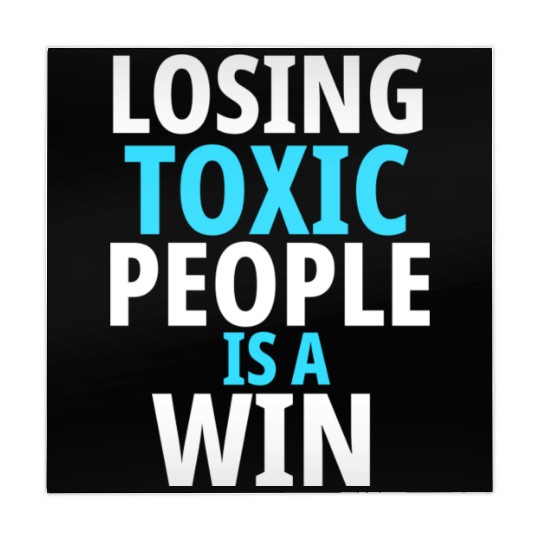 Losing toxic people is a win Mahjong Mats