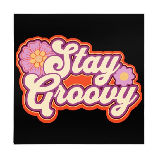 Stay Groovy Retro Art Mahjong Mats