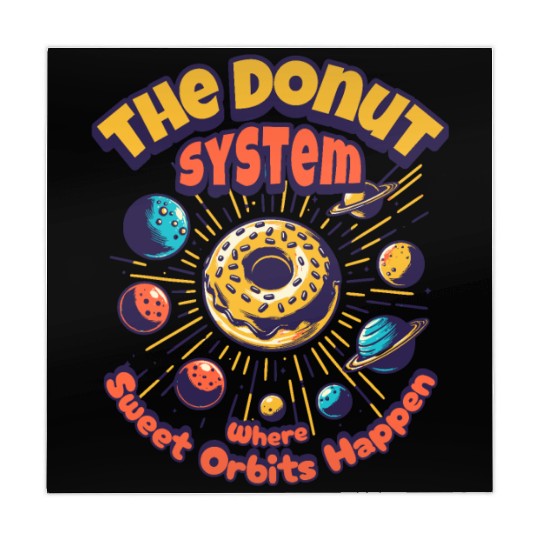 Donut Solar System Mahjong Mats