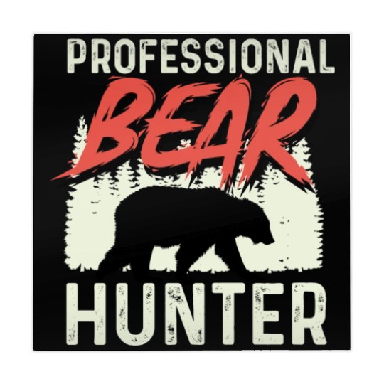 Professional Bear Hunter Hunter Gift Mahjong Mats