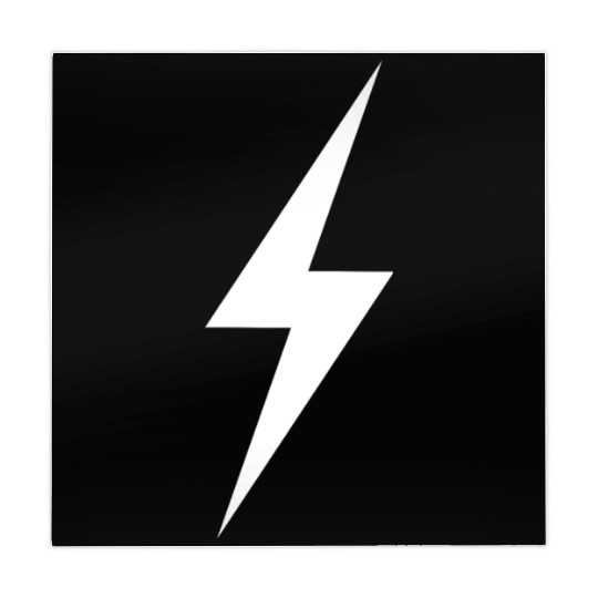 White Lightning bolt Mahjong Mats