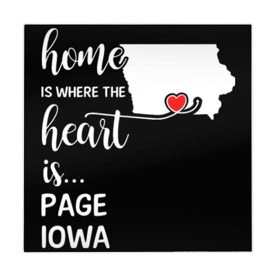 Page County Iowa Is Where My Heart Is Gift Mahjong Mats