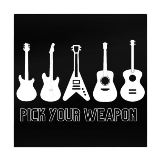 Pick Your Weapon Guitar Mahjong Mats