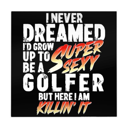 Super Sexy Golfer Golf Player Gift Golf Mahjong Mats