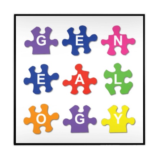 Genealogy Jigsaw Puzzle Pieces Mahjong Mats
