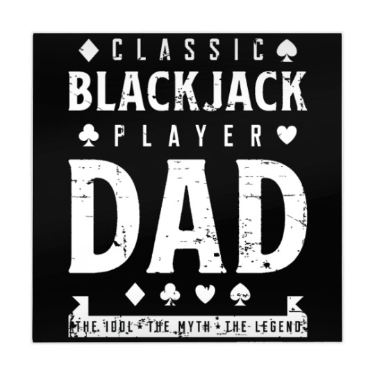 Classic Blackjack Player Dad The Idol Playing Card Mahjong Mats