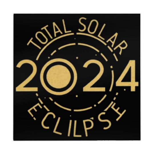 total solar eclipse 2024 Mahjong Mats