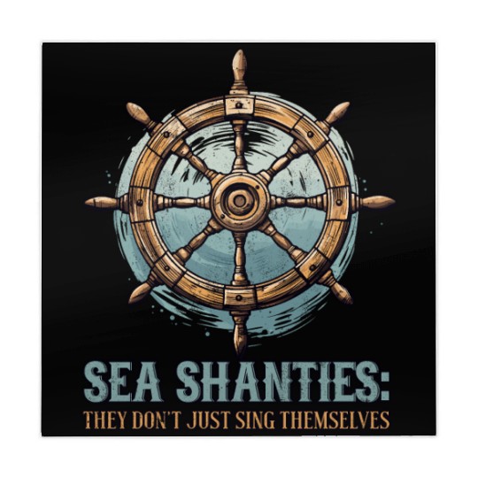 Sea Shanties Sing Themselves Sea Shanty Ship Helm Mahjong Mats