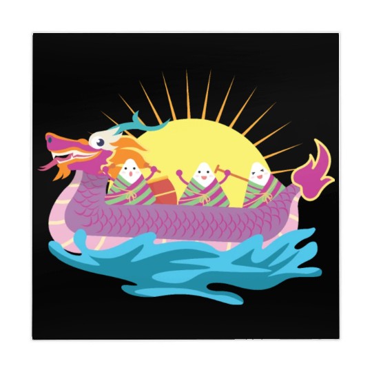 Chinese Dragon Boat Chinese Gift Mahjong Mats