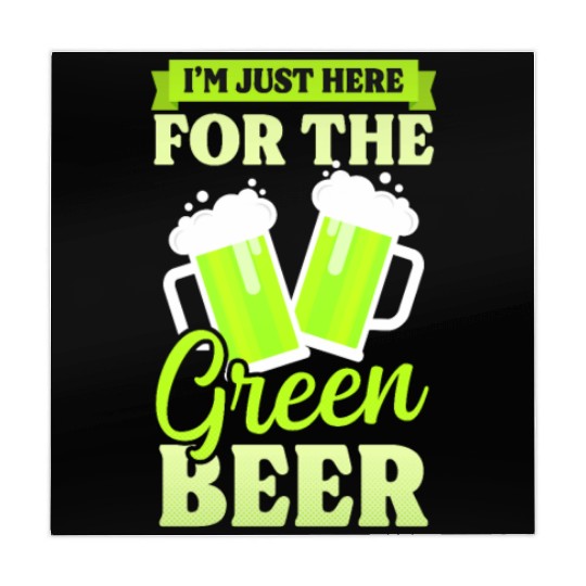 Funny St Patricks Day Here For Green Beer Mahjong Mats