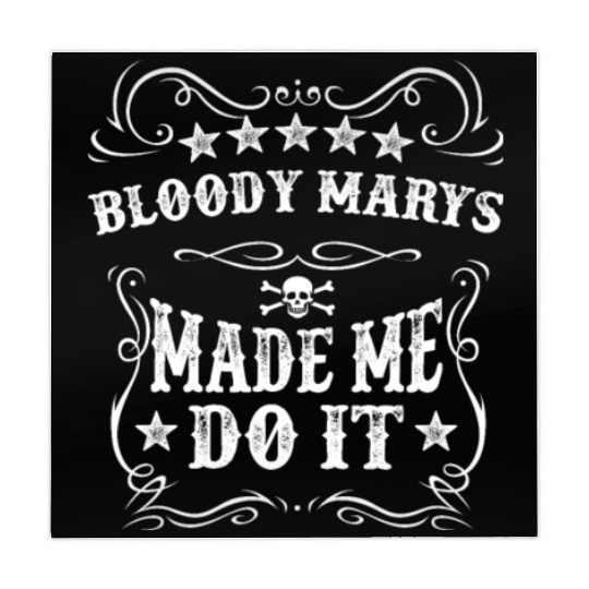 Bloody Mary Made Me Do It Mahjong Mats Funny Alcohol Drink