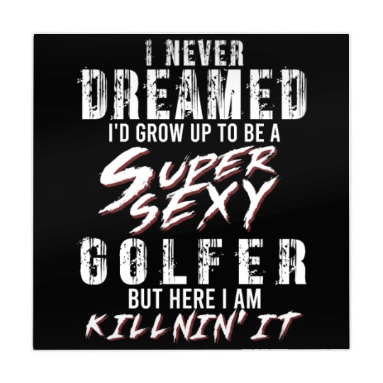 Super Sexy Golfer Golf Player Gift Golf Mahjong Mats