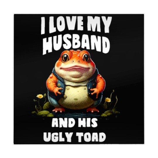 I love my husband and her ugly toad Herpetologist Mahjong Mats