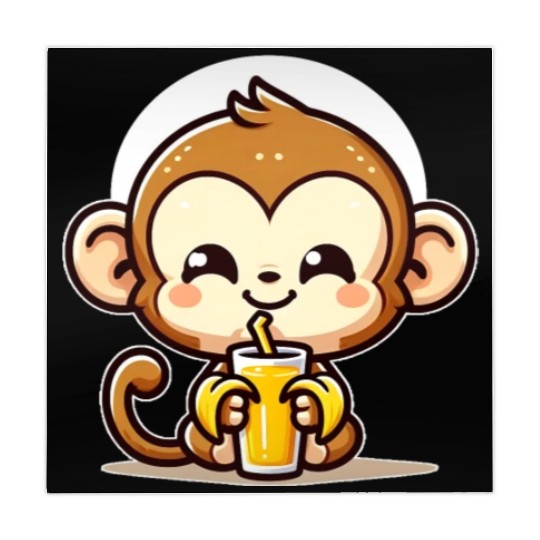 Monkey Business: Banana Juice Break Mahjong Mats