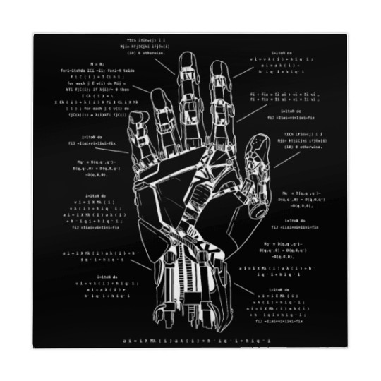 Robotics Robot Hand AI Formula Engineer Programmer Mahjong Mats