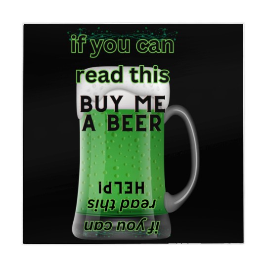 St. Patrick's Day - Beer upside down Mahjong Mats