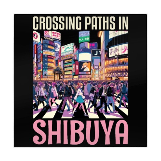 Shibuya Crossing Japan Travel Vacation Japanese Mahjong Mats
