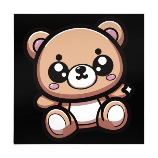 Cute Kawaii Teddy Bear 1 Mahjong Mats