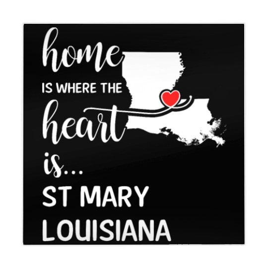 St Mary County Louisiana Is Where My Heart Is Gift Mahjong Mats