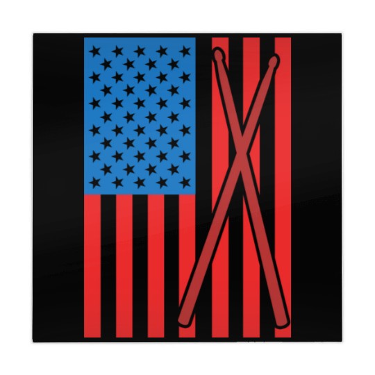 Patriotic US Drummer Mahjong Mats