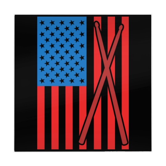 Patriotic US Drummer Mahjong Mats