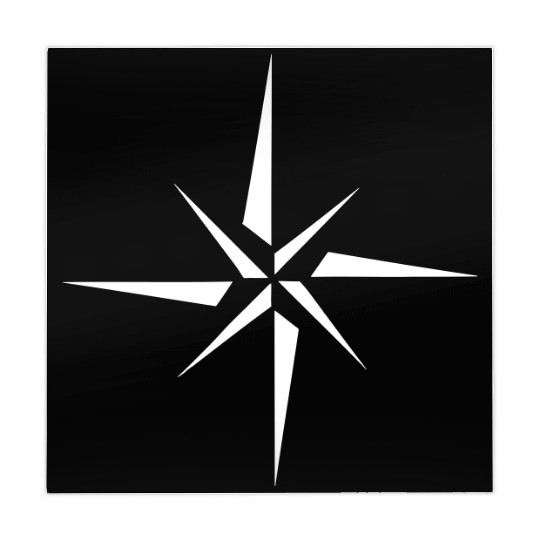 Nautical star. Compass rose, cardinal directions Mahjong Mats