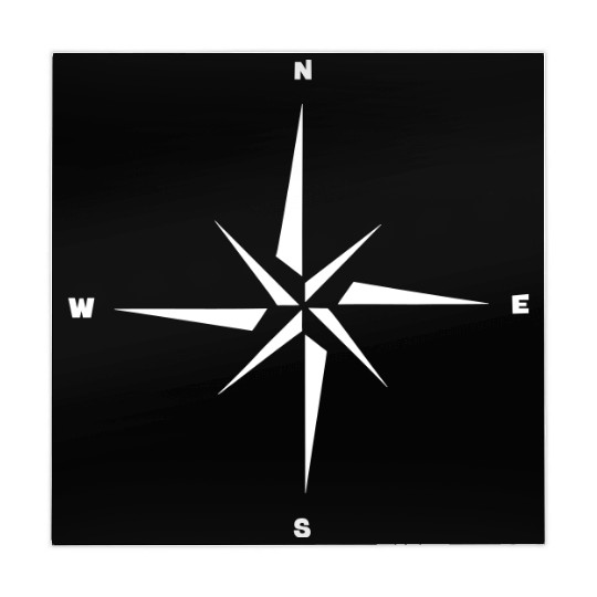 Nautical star. Compass rose, cardinal directions Mahjong Mats