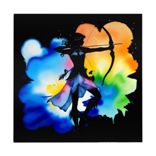 Color splash zodiac: Sagittarius Mahjong Mats