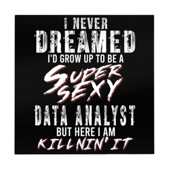 Super Sexy Data Analyst Data Analysis Gift Mahjong Mats