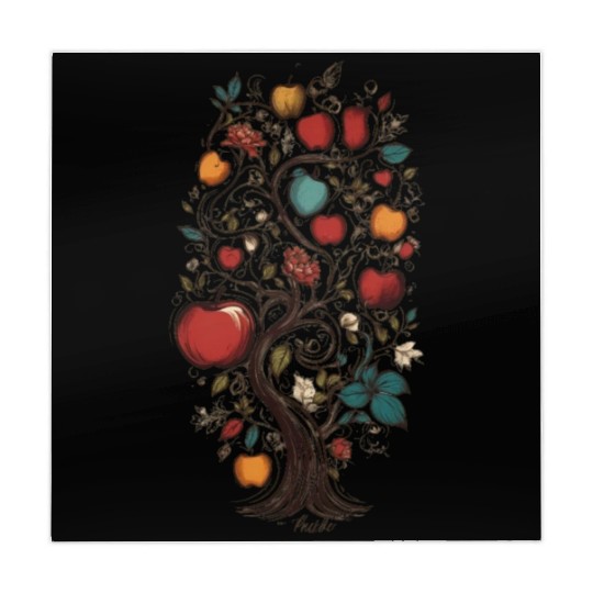 Apple tree Mahjong Mats