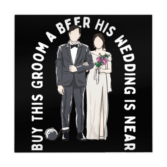 Buy This Groom a Beer His Wedding Is Near Funny Mahjong Mats