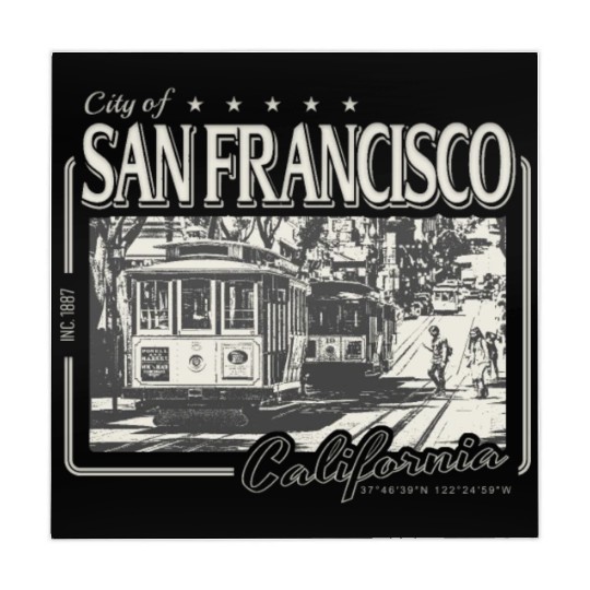 SAN FRANCISCO CALIFORNIA POWELL STREET Mahjong Mats