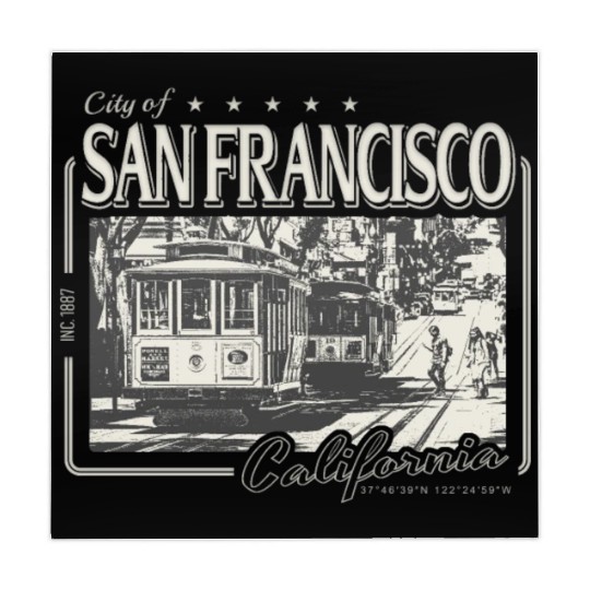 SAN FRANCISCO CALIFORNIA POWELL STREET Mahjong Mats
