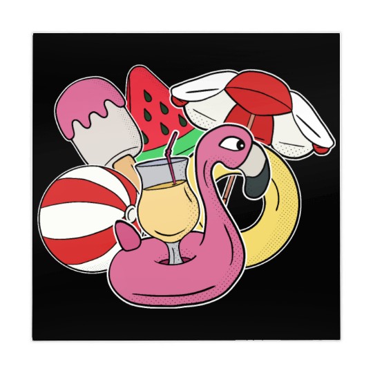 Summer Fun at the Pool or Beach Mahjong Mats