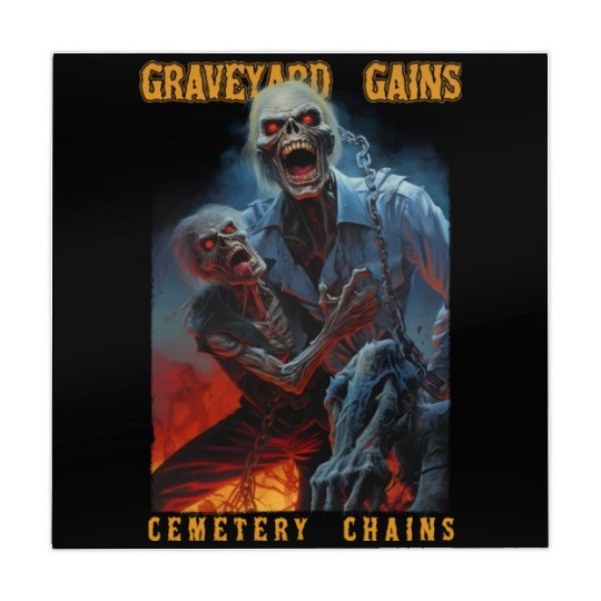 Graveyard Gains Cemetery Chains Mahjong Mats