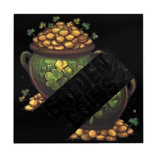 Golden coins, st patricks day Mahjong Mats