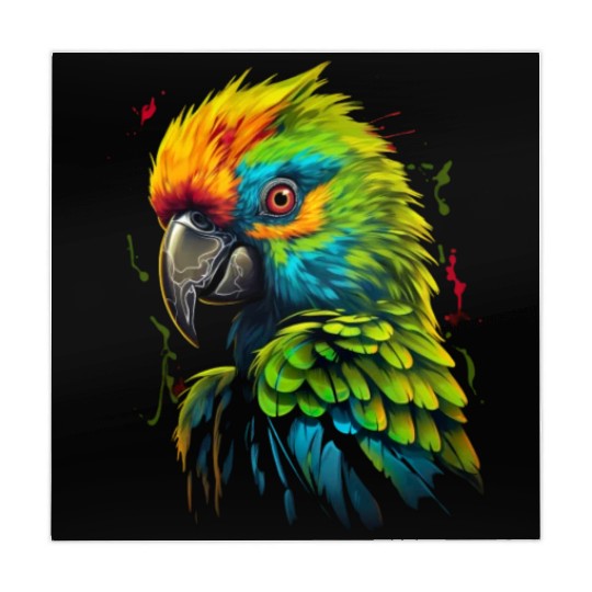 Macaw Parrot for a Bird Lover Animal Lover Mahjong Mats