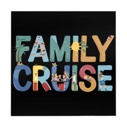 Family Cruise Mahjong Mats & Matching Vacation Apparel