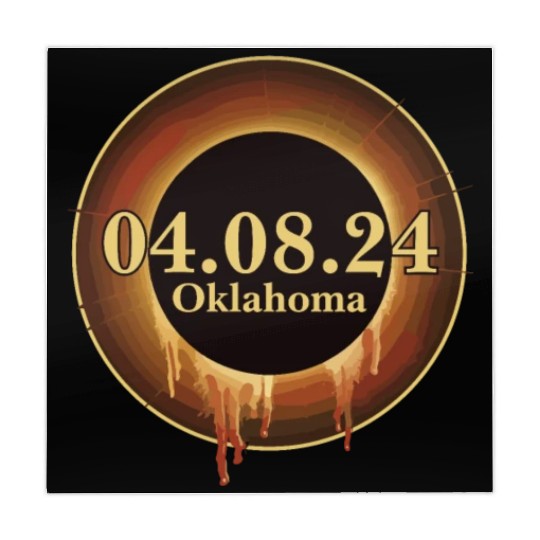 Total Solar Eclipse Path of Totality Oklahoma Mahjong Mats