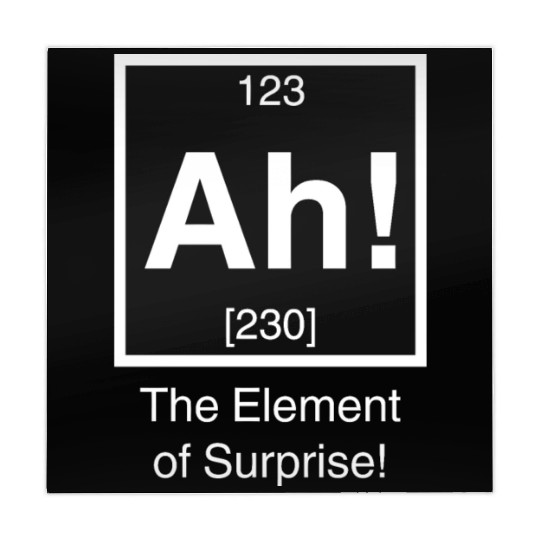 Ah The element of surprise Mahjong Mats