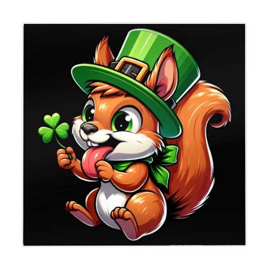 St. Patrick's Cheeky Squirrel Mahjong Mats