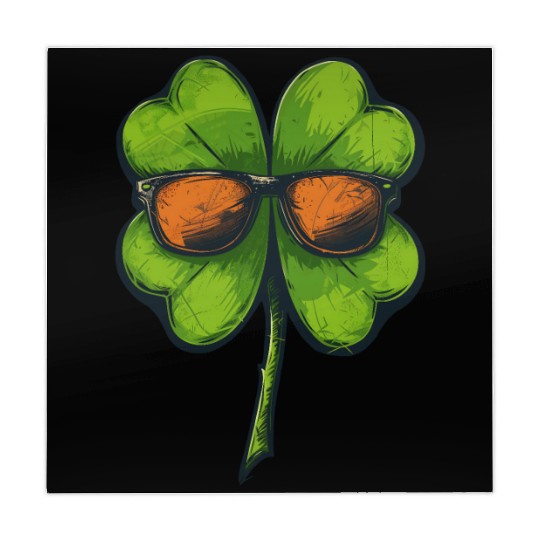 Shamrock Sunglasses Clover Saint Patrick's Day Mahjong Mats