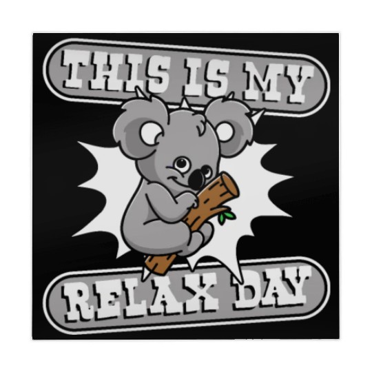 This Is My Relax Day Koalabear Eucalyptus Lover Mahjong Mats